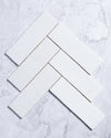 Collie Artisanal White Gloss Subway Tile